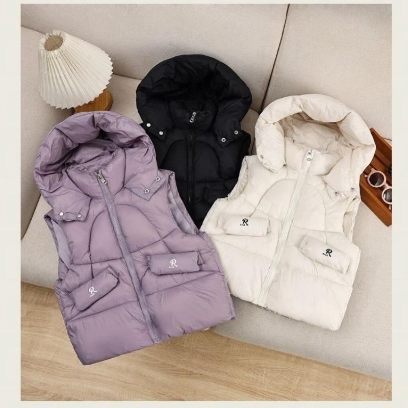 Children's Fashionable Down Vests: Spring, Fall, and Winter Casual Hooded Vests for Kids