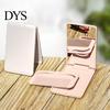 Compact Beauty Accessory Portable Folding Makeup Mirror with Comb, Travel Cosmetic Mirror, Pocket Easy Carry Size & Hair Detangling Comb for