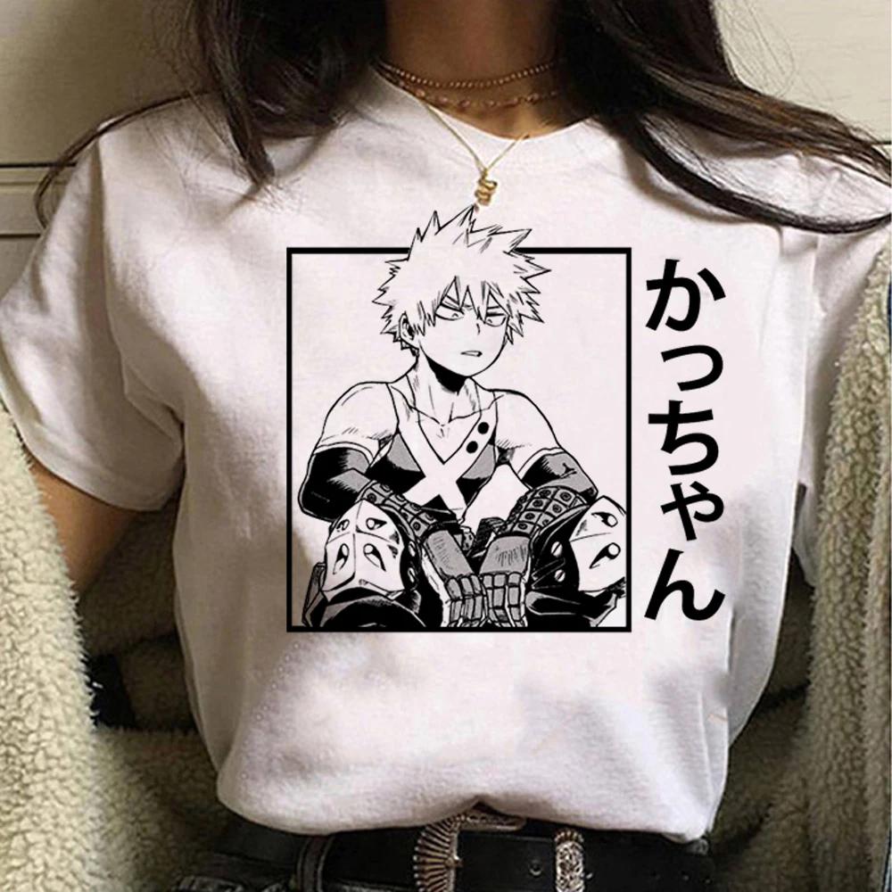 Bakugo Unisex T Shirt Women Funny Summer Comic Unisex T Shirt Female Harajuku Unisexga Streetwear Clothing