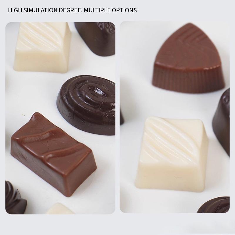 PVC Chocolate Model Props for Dessert Shop and Photography Display