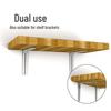 Stainless Steel 90° Movable L-Shaped Corner Bracket with Long Hole for Shelf Support