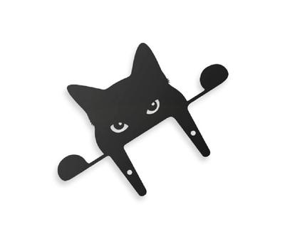 Kaimed Cat Welcome Plate Garden Object Cat Gardening Object Cute Gardening Ornament Miscellaneous Cat Gardening Goods Plate Interior Gardening