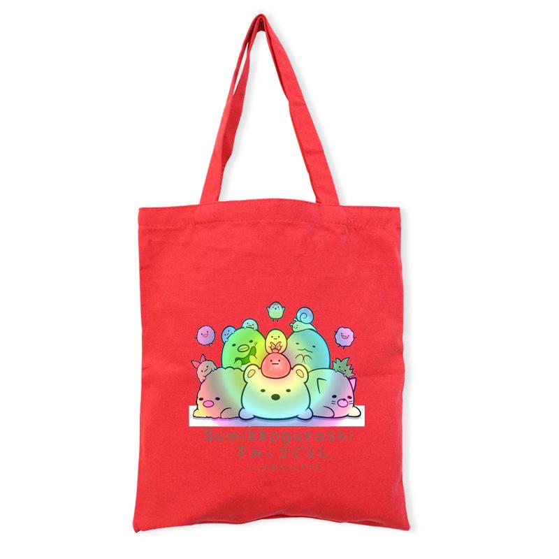 Corner Creature Cute Canvas Bag Tote Bag Printed Cloth Bag Shopping Tote Bag
