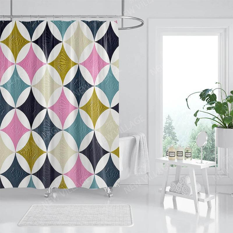 Waterproof Fabric Shower Curtains Bathroom Curtain Accessories Bath Curtain for Shower 180x200cm 240*200 Anime Boho Decoration