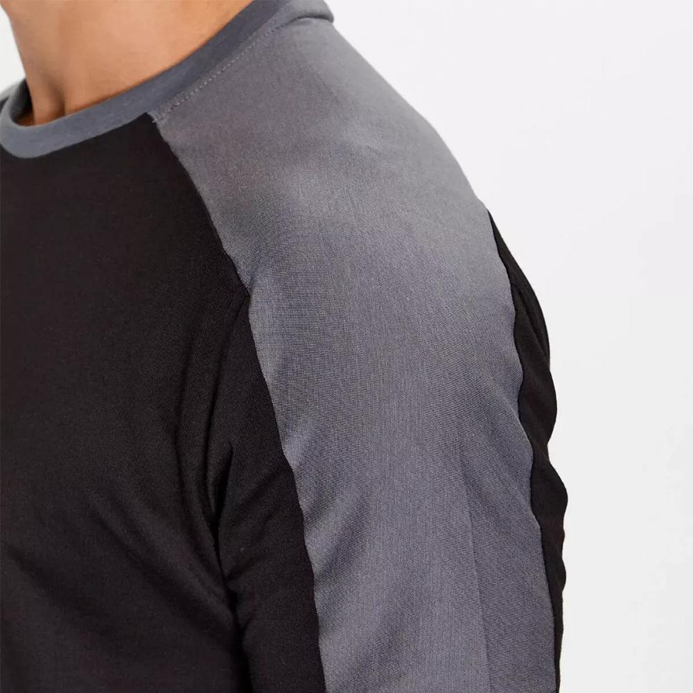 Emporio Armani EA7 Letter Patch Crew Neck Straight Fit Short Sleeve T-Shirt Men Tops Black 6RPT15-PJ02Z-11200