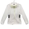 Puma Training Long Sleeve Zip Hoodie M White X Gray Warm Up Women Used
