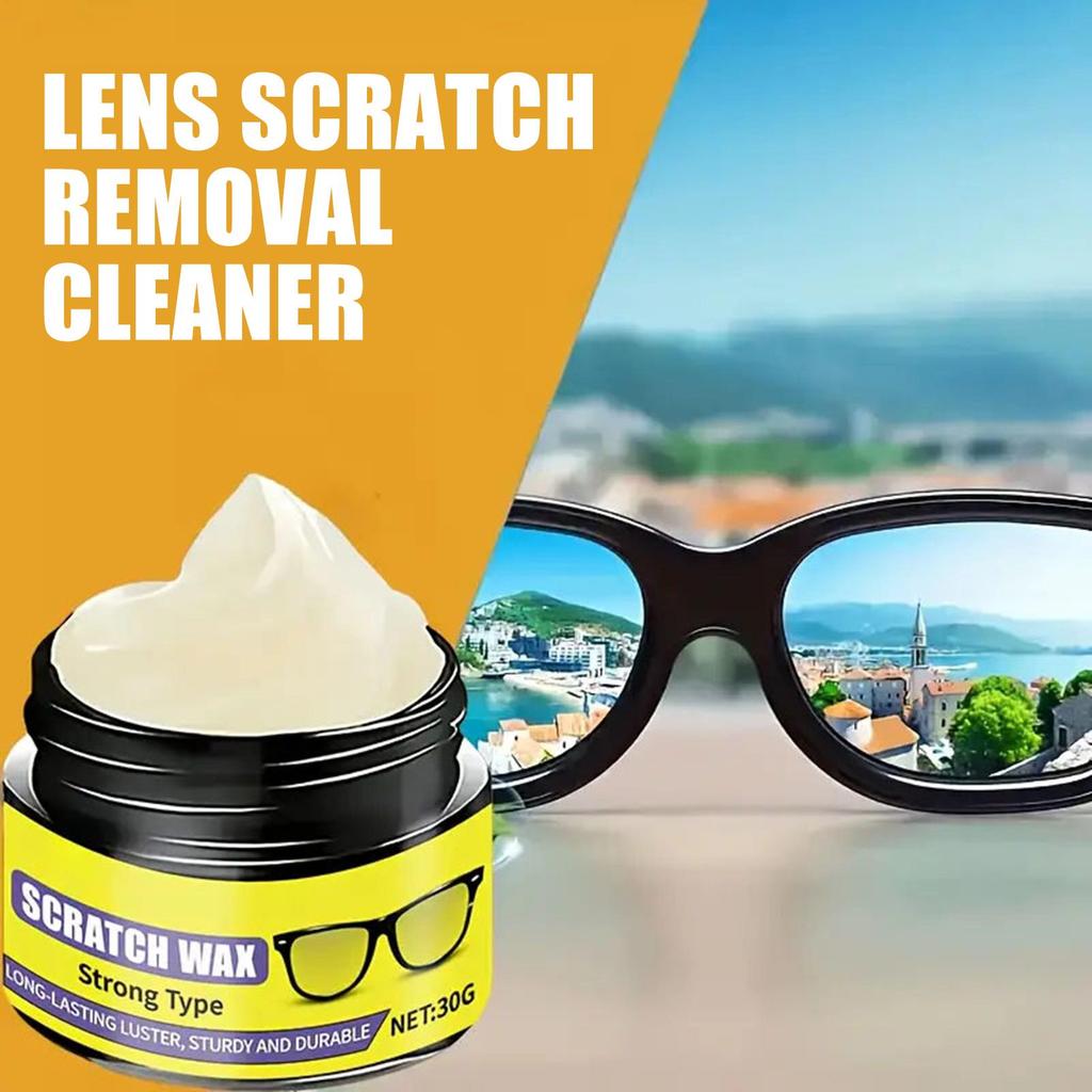 Eyeglass Scratch Remover 30g Lens Scratch Remover Eyewear Lens Grinding Repair Cleaner for Home School Office Road Trip Outgoing