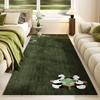 Carpet for Bedroom Non-slip Soft Dirt-resistant Bedside Floor Mat Green Lamb Pattern Rug Long Size Room Layout Decoration Mats