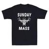 Sunday Mass Funny Jesus Gym Workout Graphic Christian Gift Vintage Men's T-Shirt