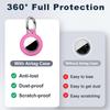 MOLOSLEEVE [2 Pack] Airtag Holder Case with Key Chain Shockproof GPS Cover Anti-Scratch Key