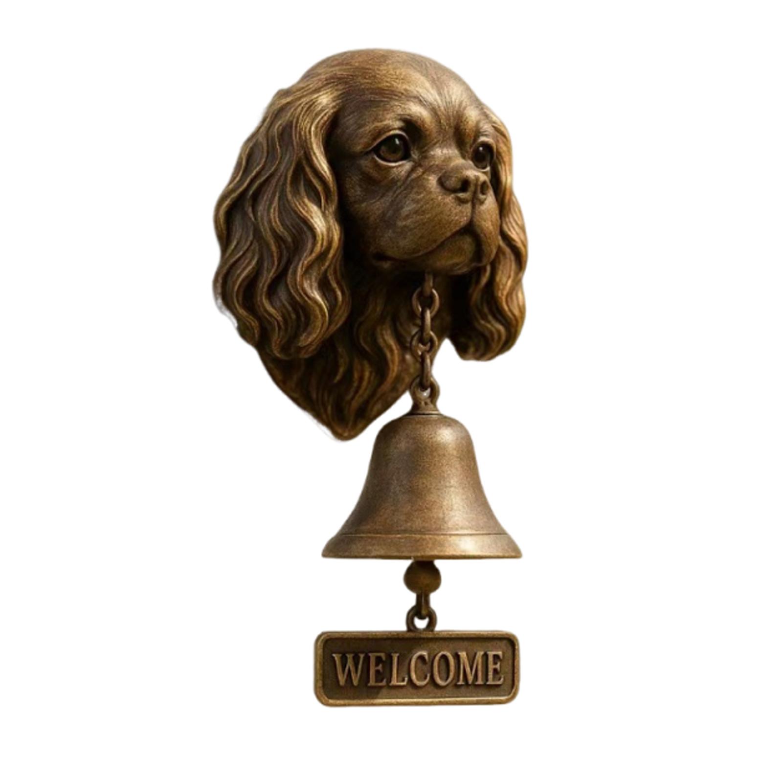 

Retro Animal Welcome French Bulldog Welcome Pet Welcome Doorbell Decoration Ren Material Durable Dog Decoration