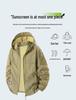 Men's Plus Size UPF50+ Ultra-Thin Ice Silk Sun Protection Fishing Jacket