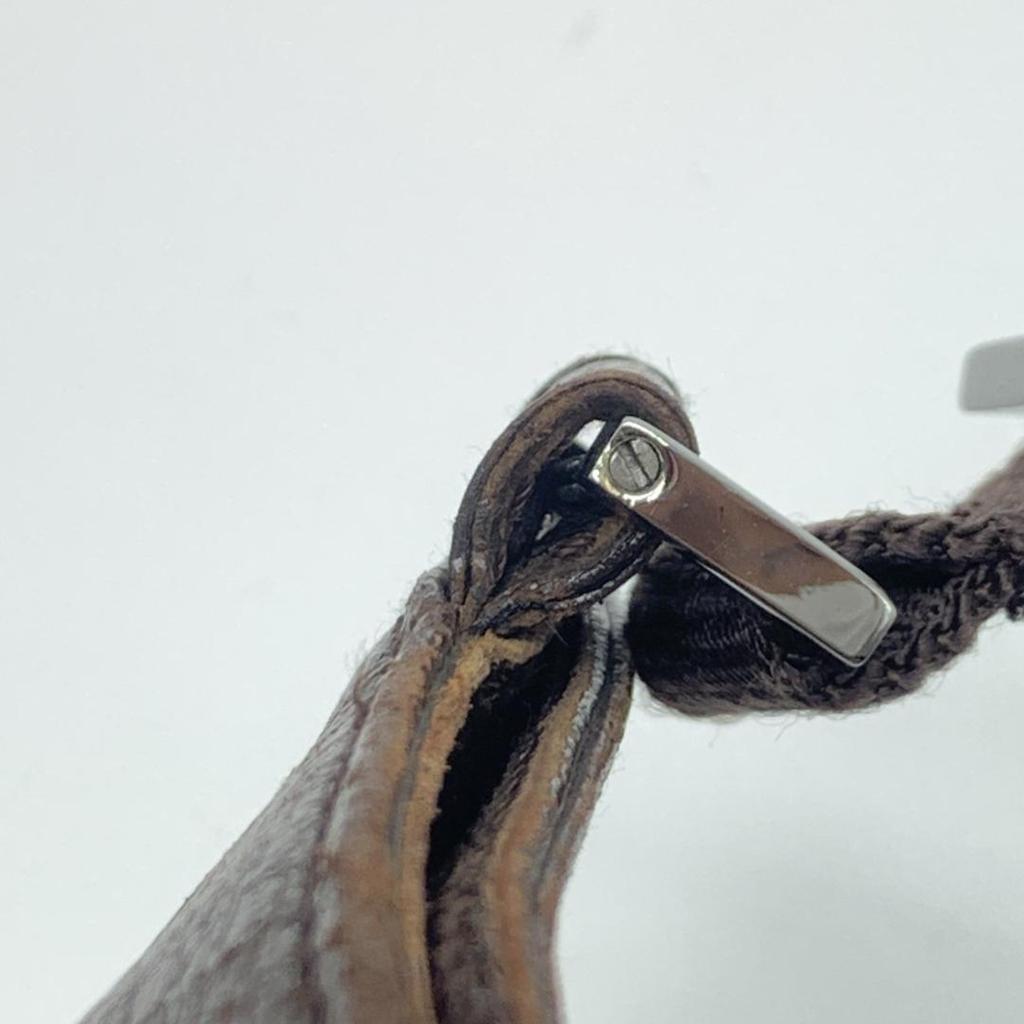 Gucci GG Canvas 27639 Shoulder Bag Crossbody Sacoche Pouch Leather Brown Ladies Men Unisex Diagonal Strap