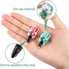 Short Screwdriver Flat Head Cross-Head 2-in-1 Set For Narrow Spaces Repairing Sewing Machines Hand Tools (Red&Green)