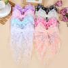 4/8pcs Elegant Solid Large Bow Ribbon Hair Clip For Women Girl Sweet Flower Hair Bows Hairpin Barrettes Fashion Hair Accessories