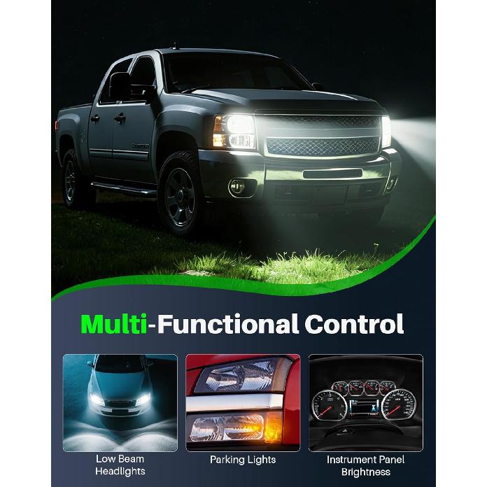 19406992 Headlight Switch for 2015-2019 Chevrolet Silverado 1500 2500 3500 | for 2015-2019 Chevy Suburban Tahoe, for 2018-2019 GMC Sierra 1500 2500,