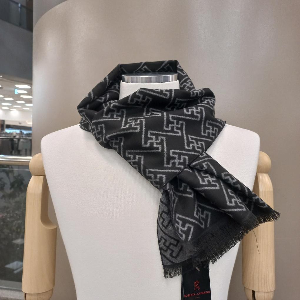 Men's Winter TR Fleece Geometric Muffler RN4C119