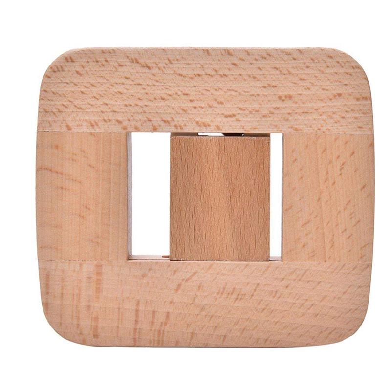 Träleksakslås Intelligens Ming Luban-lås Traditionellt hjärngymnastikpussel Pedagogiska leksaker Gammal C