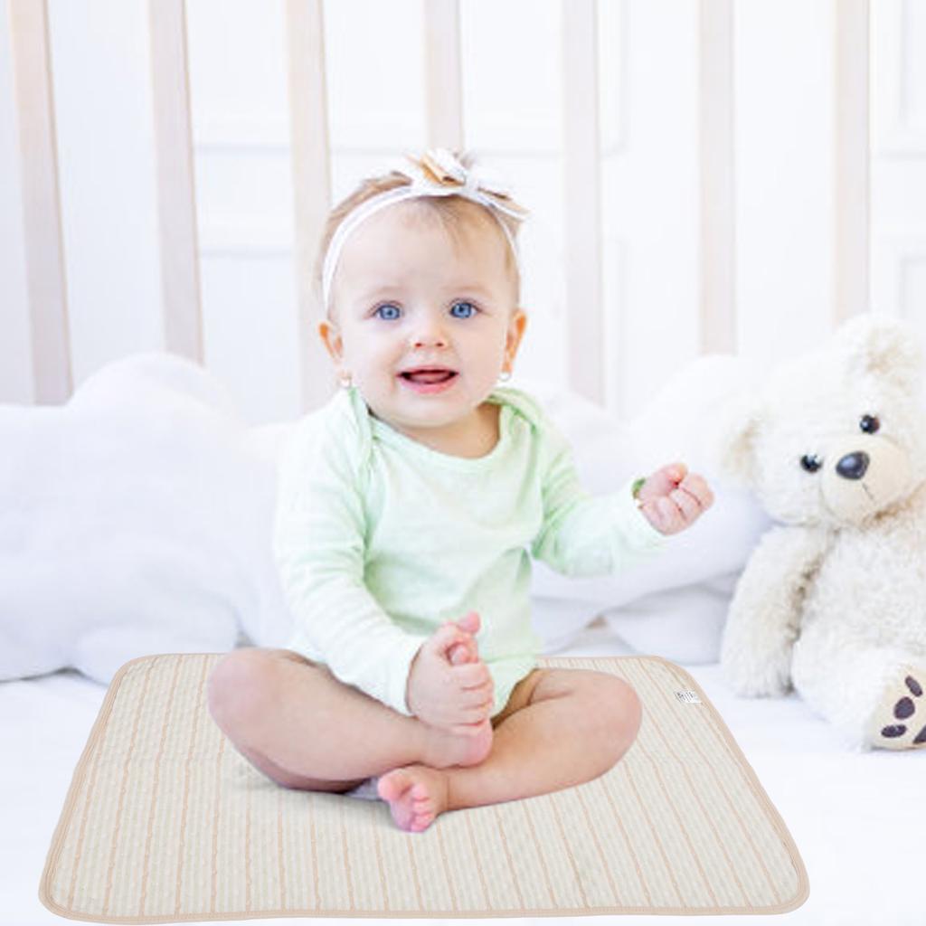 Baby Wateproof Pad Mat Leak Proof 2 Layers Cotton Washable Bed Incontinence Pads for Kids Adult Pets
