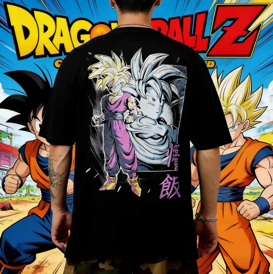 2026 New Dragon Ball Son Goku Print T-shirt Short Sleeve T-shirt Men's and Women's T-shirt Sports Fitness Men's T-shirt