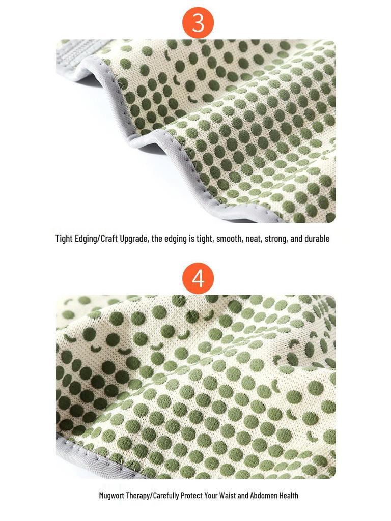 Mugwort Heating Waist Support Belt - Unisex Abdominal Warmer for Cold Protection and Elderly Care