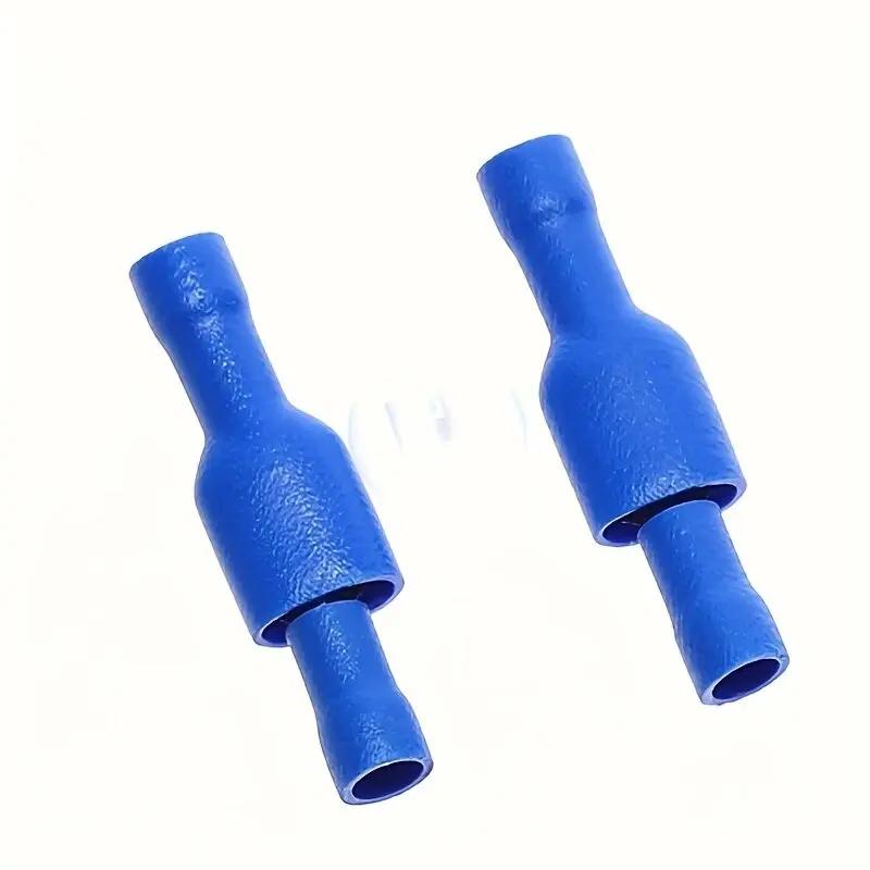 100 Pcs/50 Pairs Female/Male Spade Connectors 16-14 AWG Spade Quick Disconnect Connectors Insulated Spade Wire Crimp Terminal