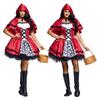 Halloween Kostüm Rotkäppchen Set Kurzer Umhang Kleid Party Cosplay Bühnen Outfit