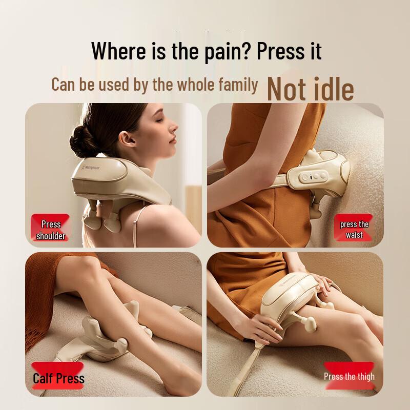 Westinghouse Shoulder and Neck Kneading Massager CN Plug (adapter Included)