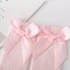 Kids Socks Toddlers Girls Big Bow Knee High Long Soft Cotton Lace Baby Kniekousen Meisje  Children Clothing Baby Stuff