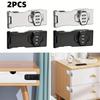 2 Pcs Cabinet Password Lock Drawer Lock 3-Digit Combination Password Lock Security Door Bolt Anti-theft Household Cabinet Hardware