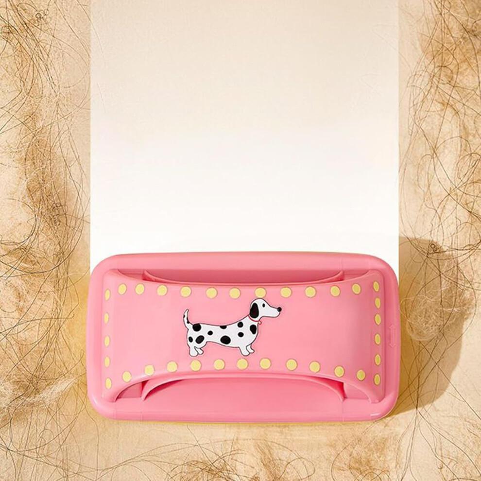 Pet Hair Remover DoubleSided Electrostatic Brush for Clothes Furniture Bedding Pink