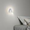 Simple LED Round Wall Lamp Bedside Reading Spotlight Hotel Bedroom Wall Lamp Dual Control Rotating Wall Lamp Usb Charging Hot