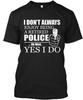 Retired Police T-Shirt Made In the USA Size S To 5XL