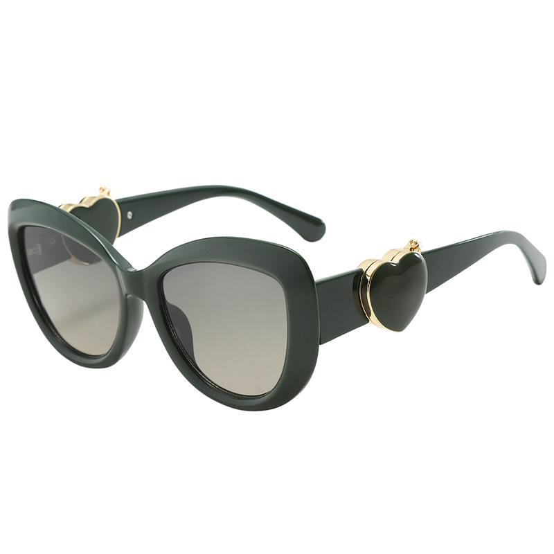 Year Sunglasses Catwalk Love Mirror Oval Sunglasses Uv Protection Premium Sunglasses