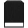 Vinyl Record Cabinet Black Oak Effect 85 x 38 x 48 cm