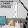 Gamepad-Halter, Wandmontage, Schraubbefestigung, stabile Unterstützung, transparentes Universal-Lagerregal für PS5/für PS4/für Xbox/für Switch