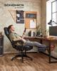Gaming Stuhl, Bürostuhl mit Fußstütze, Schreibtischstuhl