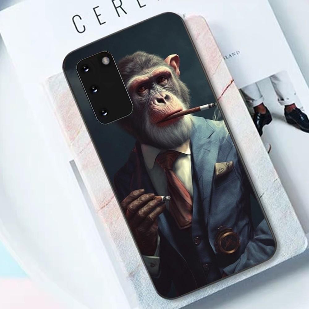 

COOL Monkey Gorilla Ape Phone Case For Samsung S 9 10 20 21 22 23 30 23 24 Plus Lite Ultra FE S10lite Fundas Samsung S24