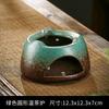 Rope Handle Ceramic Teapot Retro Style Gongfu Teapot Natural Jute Rope & Pottery No-Scald Design Daily Brewing Companion