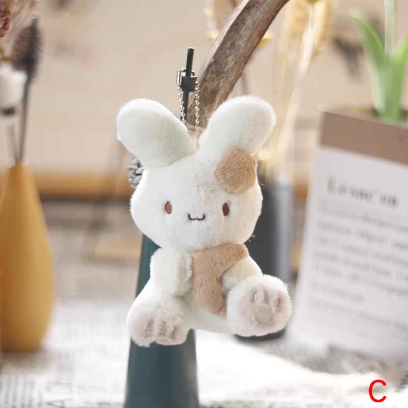 

12 см кролик плюшевый брелок милый звездный головной убор кролик кукла плюшевая мягкая игрушка украшение рюкзак кулон