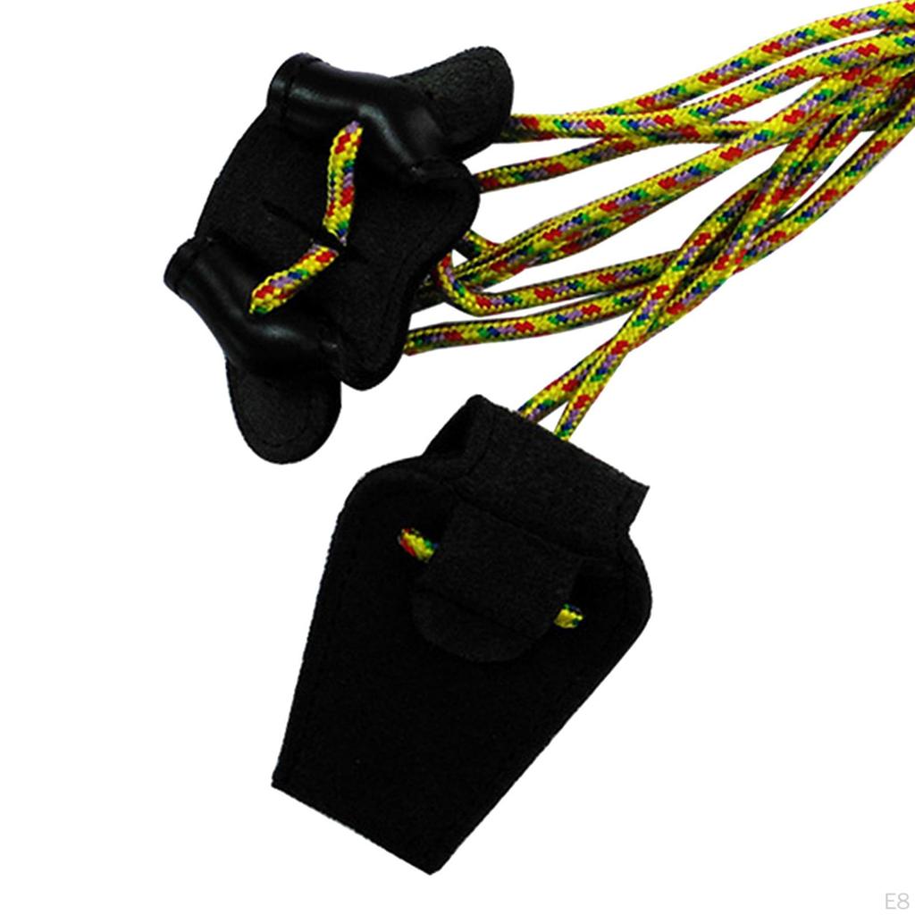 Long Bow Stringer with Leather and Nylon Construction for Use All Longbows