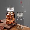 Matte Glass Storage Jar for Aged Tangerine Peel