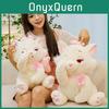 Adorable New Plush Cat Doll In Cherry Blossom Design Featuring Soft Long Fur For Girls' Birthday Gift