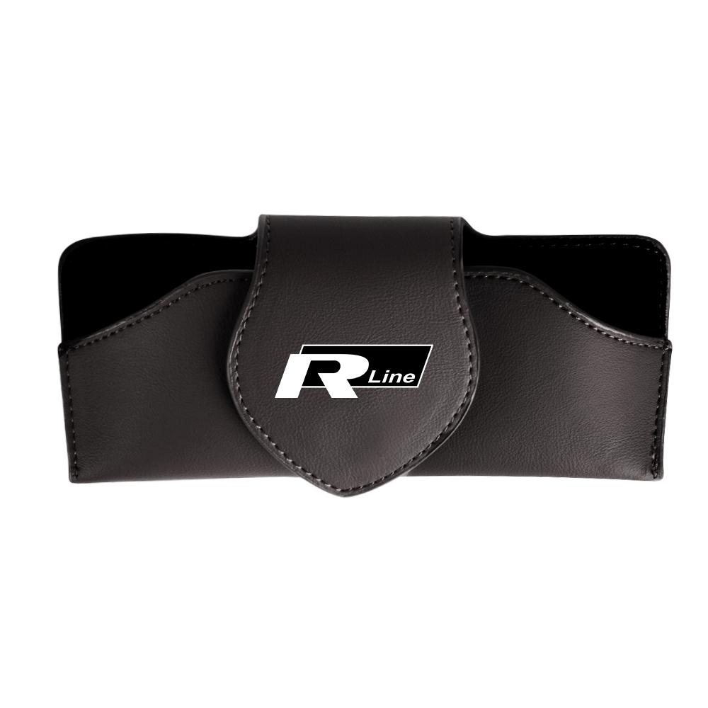 1pc Car Glasses Holder Sunglasses Storage Box Case For VW GTI Scirocco Golf T-ROC Atlas Eos Caddy Beetle Amarok T5 T6 Tiguan Zr1