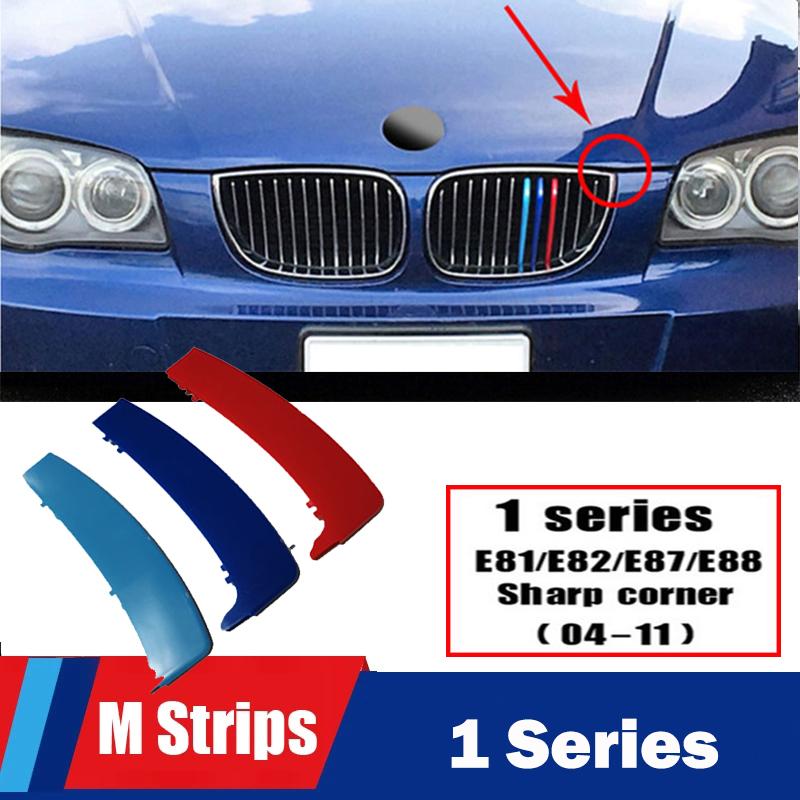 MLKK4 M Power Front Grille Trim Strips For BMW X1 X2 X3 X4 X5 X6 X7 F48 F49 E84 F39 F25 F26 G01 G02 F15 E70 G05 F16 E71 E72 G07 Z4 E89