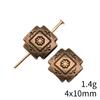 Bead Material Jewelry & Accessories Flower Small Hole Beads Spacer Accessories Parts Beads Jewelry Making Findings For Diy