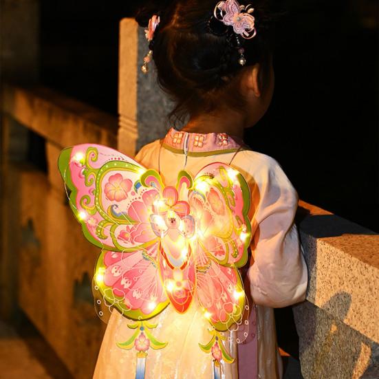Butterfly Lantern DIY Traditional Handheld Chinese Lantern for Chinese New Year Spring Festival Mid-Autumn Festival Decoration