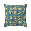 Custom One Pieces Luffy Anime Throw Pillow Covers Pirate Skull Manga Cushions Cover for Sofa Square Pillowcase