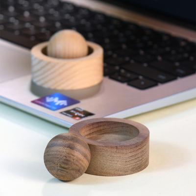 Holz ätherisches Öl Diffusor Runde Kugel Aromatherapie Passiver Diffusor für Zuhause Büro Schlafzimmer Auto Kleiderschrank Yogaraum SPA