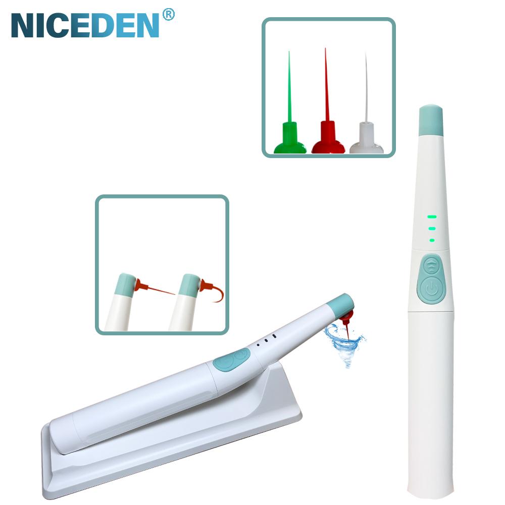 Niceden Zahnärztlicher Ultraschall-Scaler Akku-Scaler 120 Stk. Spitzen Endodontischer Irrigator Chirurgie Zahnärztliche Wurzelkanal Handstück Zahnarztwerkzeuge
